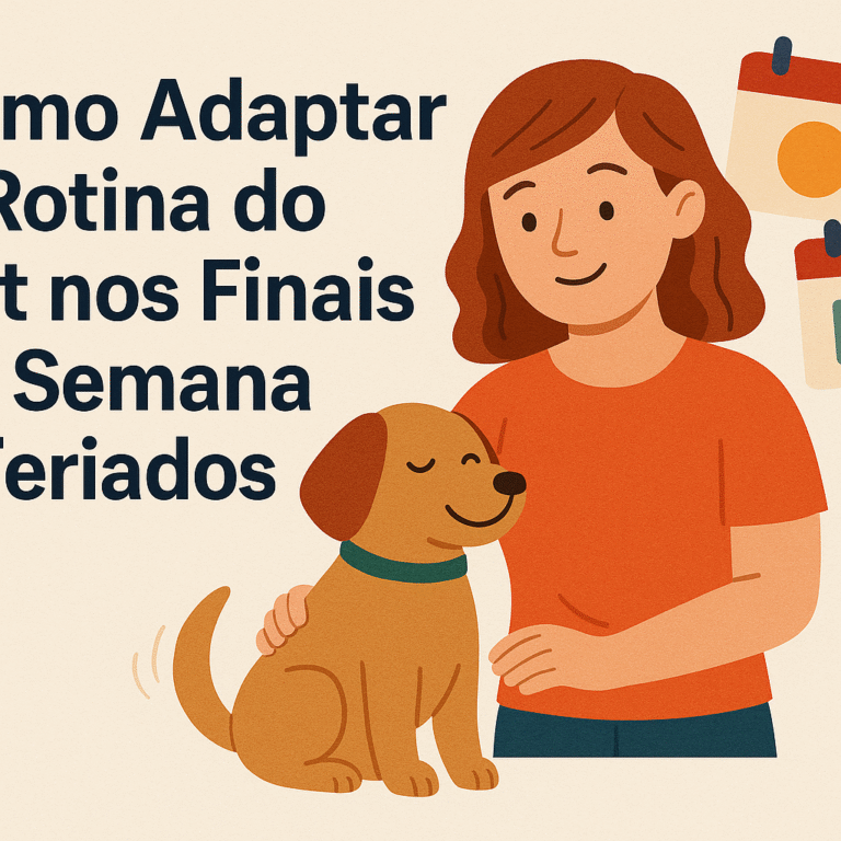 Como Adaptar a Rotina do Pet nos Finais de Semana e Feriados