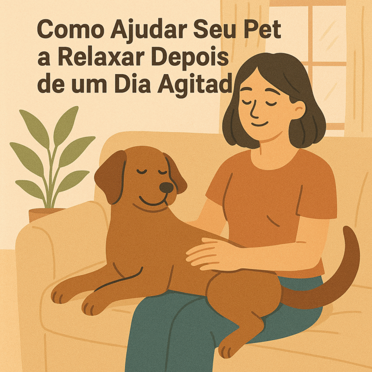 Como Ajudar Seu Pet a Relaxar Depois de um Dia Agitado