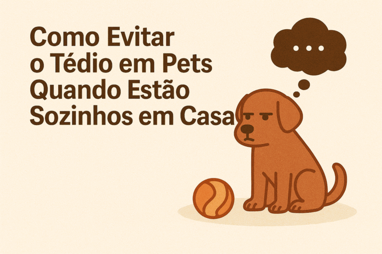 Como Evitar o Tédio em Pets Quando Estão Sozinhos em Casa