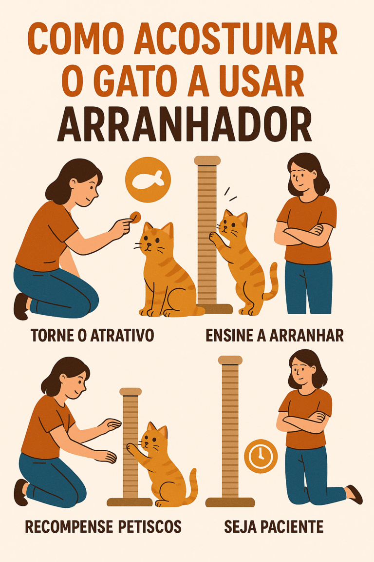 Como acostumar o gato a usar arranhador