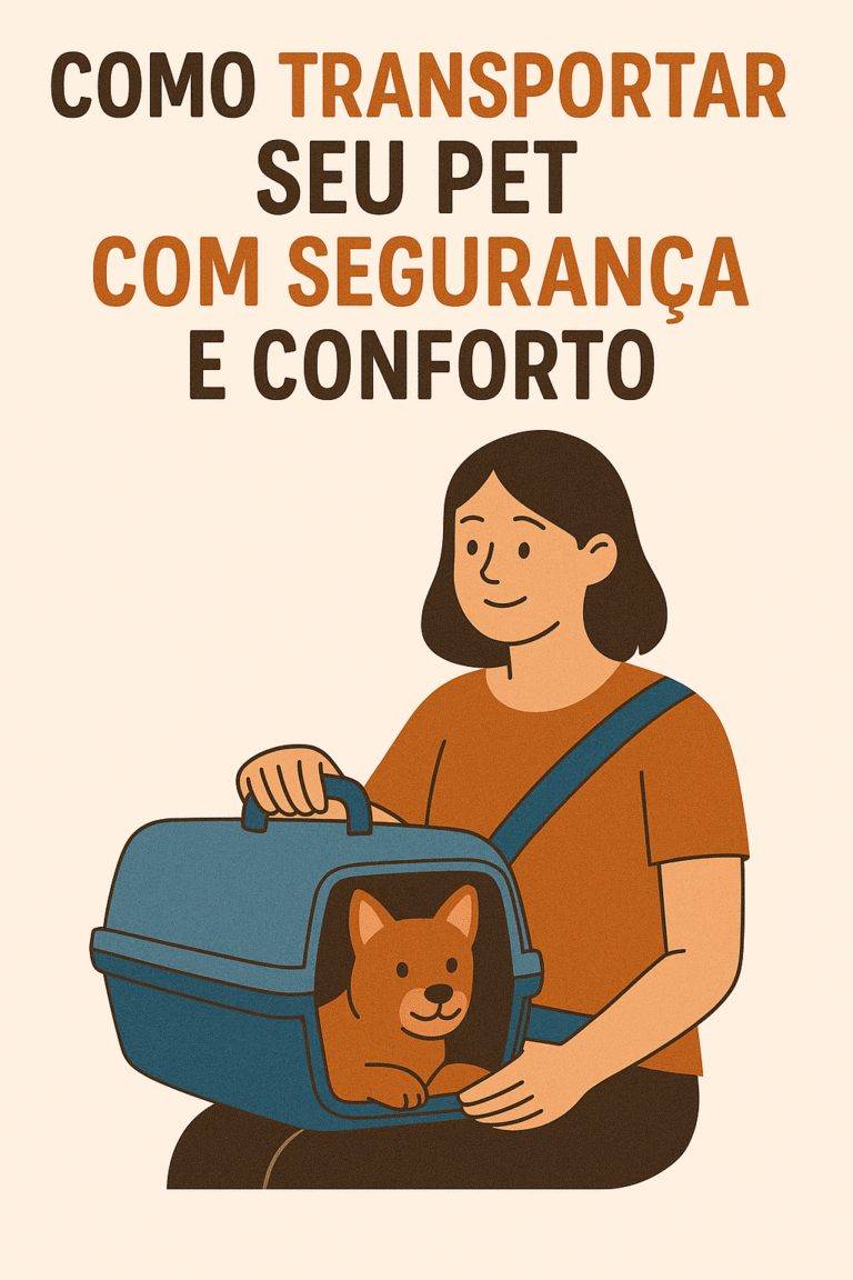 Como transportar seu pet com segurança e conforto