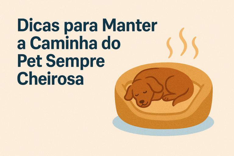 Dicas para Manter a Caminha do Pet Sempre Cheirosa
